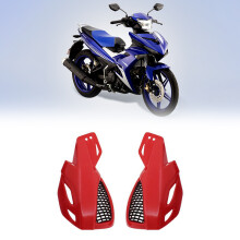 Motorcycle Hand Guard Handguard Shield Windproof Motorbike Motocross or Most of the Motorcycles Bikes Choppers White