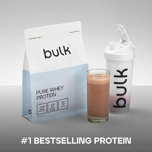 Bulk Pure Whey Protein Powder, Chocolate, 1kg