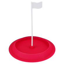New Putting Aid,Putting Hole Cups- Putting Training Aid Tool for Indoor and Outdoor Putting Practice,Red