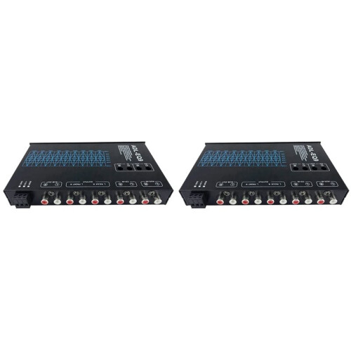 2X 9 Band Graphic Equalizer Digital Car Audio ADL-EQ9 Full Series Car Amplifier Equalizer with Adjustable Filter