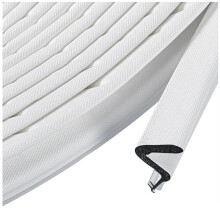 Door Stripping Seal Window Kerf Soundproof Strip V-Shaped Foam Weather Stripping for Card Slot Large Space 60 Feet White