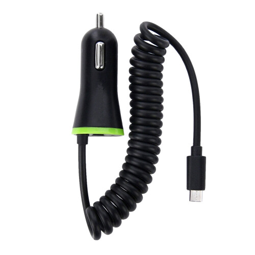 5V / 3.1A Car Charger Spring Android Fast Charge Waterproof 2USB Interface, para  Charger Data Cable para Car Charger