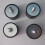 4Pcs M8 Thread with Studs 40mm x 30mm Cylindrical  Rubber Mounts, Vibration Isolators Steering Damper 4