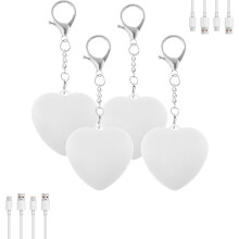 Taslampje met Aanraaksensor - USB Oplaadbare -Ledlampjes voor Handtassen (4 Stuks)