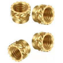 50Pcs 3D Printing Model Insert Nut, Knurled Brass Nut, Injection Molding Insert Nut for 3D Printer Voron 2.4 Etc (M3)