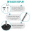 Walking Stick with Seat 2in1 Foldable Hiking Camping 9