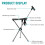 Walking Stick with Seat 2in1 Foldable Hiking Camping 10