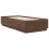 VidaXL vidaXL Bed Frame with Headboard Brown Oak 70 x 190 cm Engineered Wood 3
