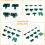 22pcs BDM Frame Programming Adapter for KTAG KESS FGTECH BDM100 Probe Adapter LED ECU RAMP Chip Tuning Diagnostic Tool 7