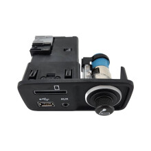 Porta de Entrada de Mídia para Carro Card USB AUX Jack Conjunto Auxiliar para Cherokee Kl 2017 68139536AC 68139536