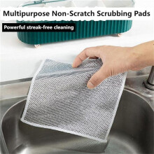 Multipurpose Wire Dishwashing Rags for Wet and Dry, Wire Dishwashing Rag, Multipurpose Wire Dishwashing Rags