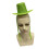 Chapeau haut-de-forme de Style coréen classique, avec-Vert fluo 1