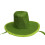 Chapeau haut-de-forme de Style coréen classique, avec-Vert fluo 10