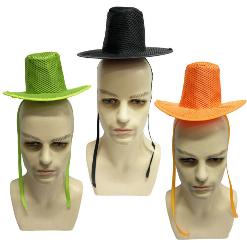 Chapeau haut-de-forme de Style coréen classique, avec-Vert fluo 1