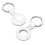 Suitable for  Airtags Silicone Case  Locator Tracker Airtags Case(White) 3