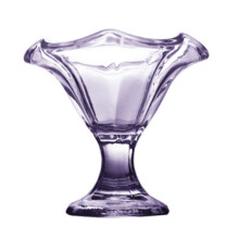 Leichter Luxus-Retro-Cocktailglaskelch, Transparent, BlüTenblattform, Dessertglasbecher, Eisbecher, ObstsalatschüSsel B