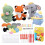 4 Set Animals Crochet Kit Including Crochet Hook, Yarn Balls, Needles, Instructions, Tools Kit Cute Pattern Crochet Kits 6