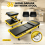 Foldable 2-in-1 Work Creeper Seat Multi Purpose Stool With Tool Trays 1