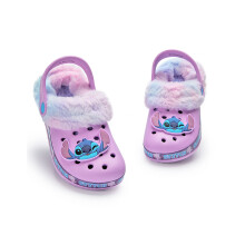 (13 UK Child) Disney Lilo & Stitch Clogs (Girls Purple)