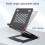 Laptop Stand Metal Cooling Foldable Laptop Stand (Black) 6