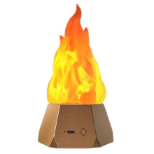 LED Simulation Flame Lamp LED Flame Lamp Outdoor Camping Garden Landscape Decoration Lamp Dining Table Decoration Gold