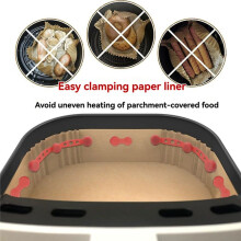 4 Sets High Temperature Silicone Magnet Clasp Holds Air Fryer Paper Liners in Place Prevents Paper Liner From Covering