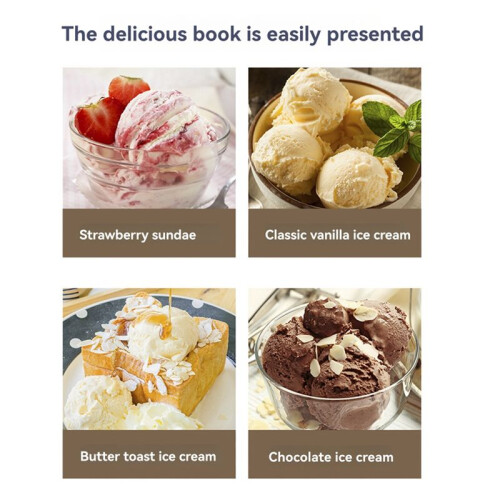 Electric Ice Cream Machine Ice Cream Maker Fruit Yogurt Machine Home Smoothie Machine 2