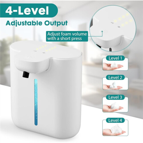 Automatic Soap Dispenser, 17oz/500ML Large Capacity Touchless Foaming Hand Soap Dispenser, for Kitchen, Bathroom 2