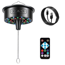 Discobalmotor met Afstandsbediening en Discolichten - 30 Heldere RGB-Leds voor DJ-Feesten, Thuis, Bands, Kerst, Bruiloften en Kamperen