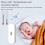 Sensor Inteligente de Temperatura e Humidade Wi-Fi para Casa, Termómetro Conectado, Compatível com Assistente de Voz e A 4