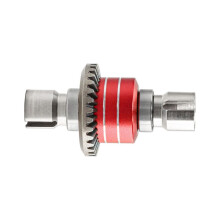 2X RC-Car-Upgrade 16420G Stahlscheibengetriebe Vorne Hinten Differential für MJX 1/14 1/16 RC-Car-Zubehör Rot