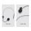 2X Wireless Microphone Set with -Wear + Lavalier Lapel Mics Transmitter Receiver UHF Frequency for Speech Teaching 5