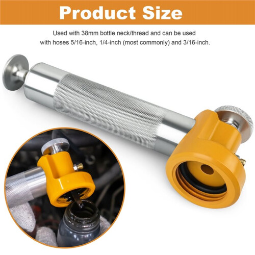Universal Oil Sampling Vacuum Pump with Release Valve for 5/16″,1/4″&3/16″ Hoses 2
