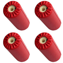 4X PU Lederen Schuim Voetpad Spons Roller Ondersteuning Workout Oefenapparatuur voor Thuis Sportschool Halterbank Workout Machine