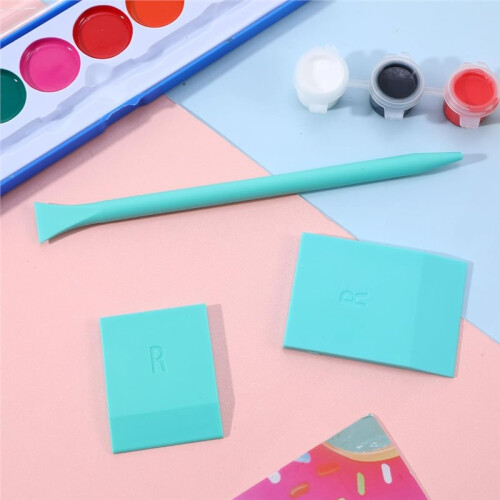 3 Pack  Rubber Squeegee - Optimized for Use with Mesh Backed Stencils and Transfers -  Squeegee 1