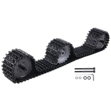 Track + Track Drive Wheel / Track Wheel + Bearing Wheel Tank Car Chassis Robot Wall Power Model Kit