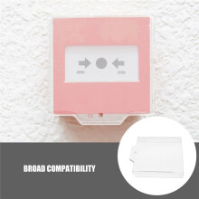 Fire Alarm Protective Cover Manual Call Point Button Protective Guard for Fire Alarm Station Emergency Button Protective