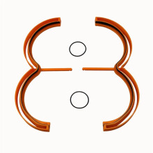 For AVATA360 Propeller Guard Cover Drone Blade Prop Bumper for AVATA 360 Protective Blade Bumper Orange