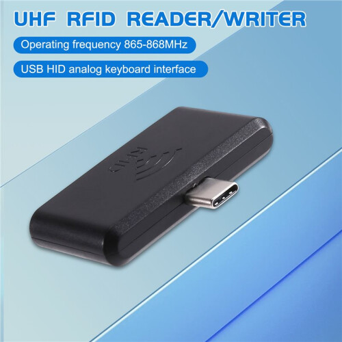 Lecteur RFID UHF USB pour Smartphone 865-868 MHz Type-C Android avec Émulation de Clavier, Mode HID et OTG 2