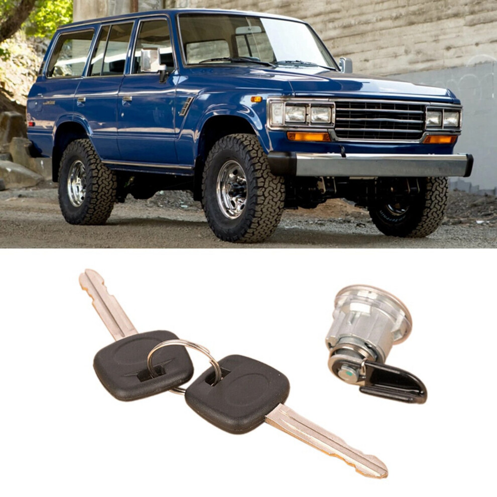 2X Fuel Door Lock Cylinder & Key For Land Fj60 Fj62 1980-1990 69057-90A02 Silver 6031419694966