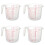 4X 1000Ml Measuring Cup Baking Tool Kitchen Tool High Quality Plastic Measuring Cup Tool Cup with Scale 1