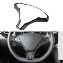 Autostuurwielframesticker voor Model S Model X Binnenste Stuurwieldecoratie-Afdekhoes Accessoires