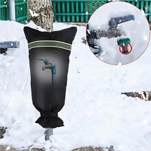 Winter Waterproof Outdoor Garden Tap Cover Frostproof Oxford Cloth Tap Protector Warm Reflective Tap Freeze Cover