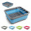 GEEZY GEEZY Collapsible Folding Silicone Dish Drainer Camping Caravan Boat Drying Rack 1