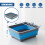 GEEZY GEEZY Collapsible Folding Silicone Dish Drainer Camping Caravan Boat Drying Rack 5