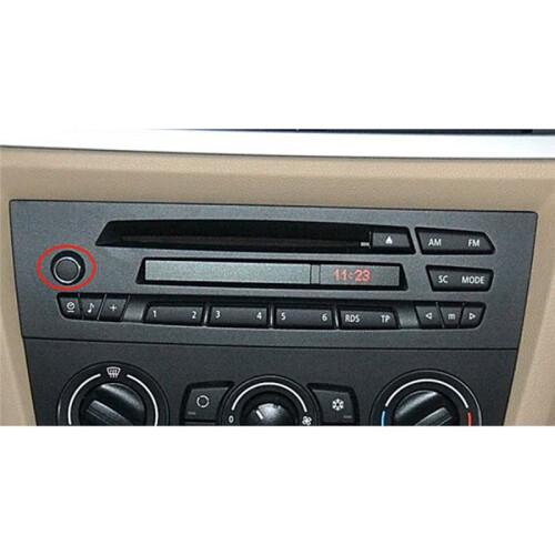 Afdekking voor Volumeknop van Radio-Cd-Speler voor  E90 E91 E92 E81 E82 E87 E88 X1 E84 Z4 E89