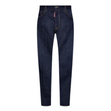 (34R, Navy Blue) DSquared2 Mens Rinse Jeans