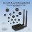 Zigbee 3.0 Wireless Gateway Dongle , Kompatibel mit Home Assistant ZigBee2MQTT Zigbee-Dongle-Stick mit Doppelantenne 5