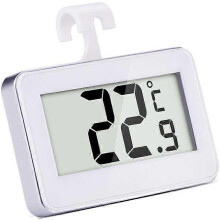 Termometru digital pentru frigider, termometru digital pentru congelator și monitor pentru temperatura camerei, alb