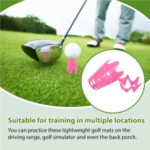 Simulator Tees, 18 Stuks Indoor Tees Mat Tees Plastic Tees Oefen Tees, Lang + Kort